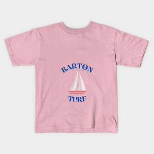 Barton Turf on the Norfolk Broads Sailboat Kids T-Shirt